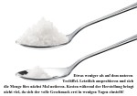 less salt versus more on teaspoons, healthy eating concept